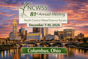 North Central Weed Science Society 81st Annual Meeting in Columbus, Ohio.